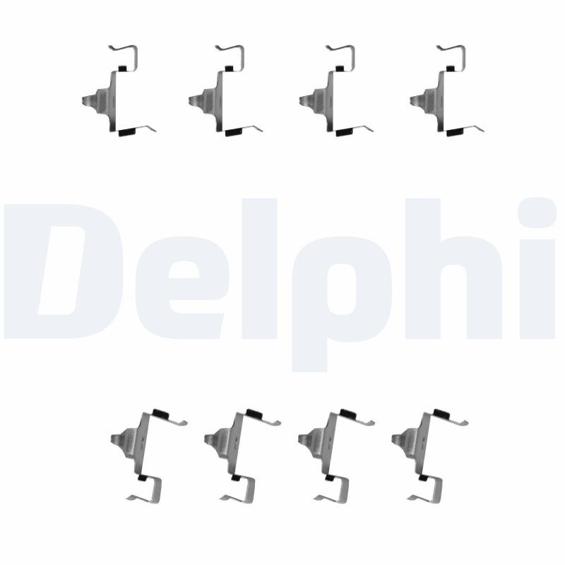 DELPHI LX0615 Kit accessori, Pastiglia freno
