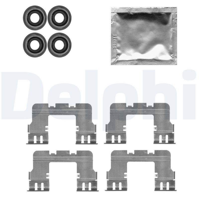 DELPHI LX0617 Kit accessori, Pastiglia freno