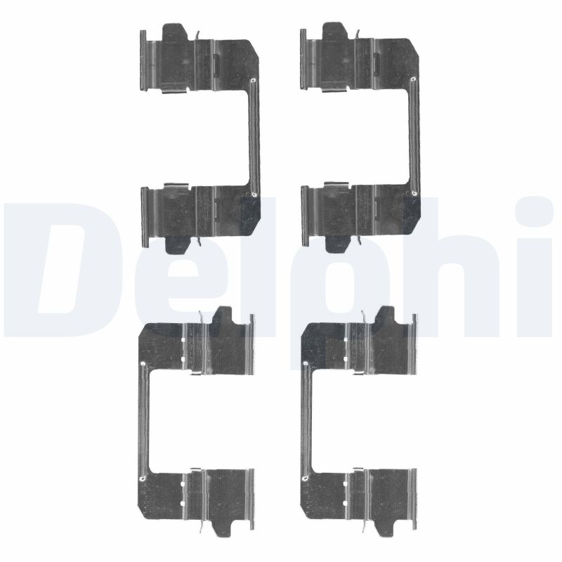 DELPHI LX0618 Kit accessori, Pastiglia freno