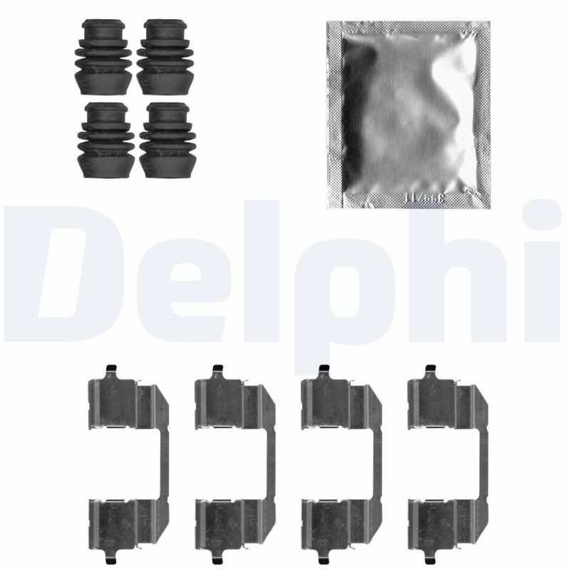 DELPHI LX0621 Kit accessori, Pastiglia freno-Kit accessori, Pastiglia freno-Ricambi Euro