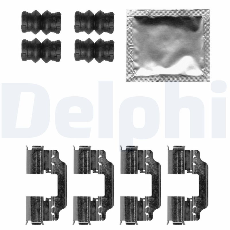 DELPHI LX0622 Kit accessori, Pastiglia freno