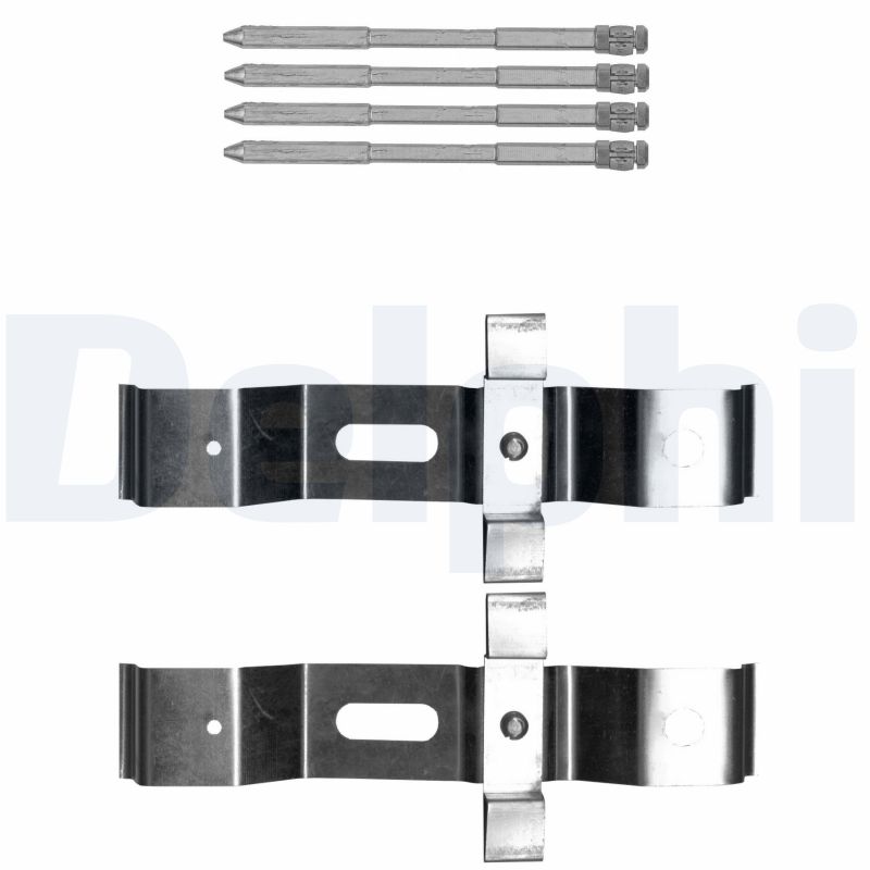 DELPHI LX0628 Kit accessori, Pastiglia freno