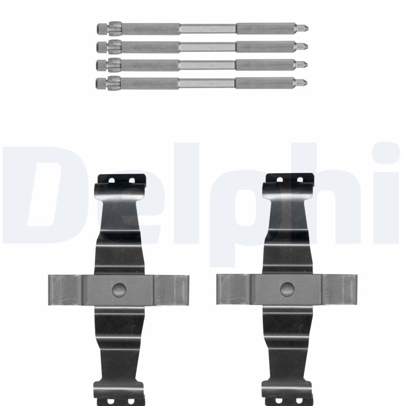 DELPHI LX0642 Kit accessori, Pastiglia freno