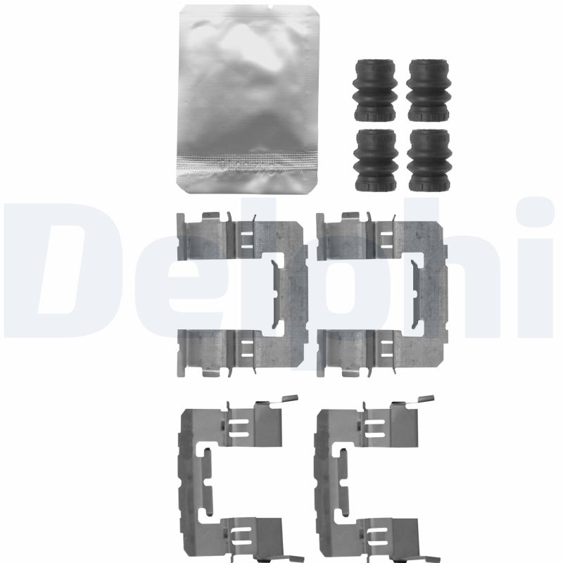 DELPHI LX0645 Kit accessori, Pastiglia freno