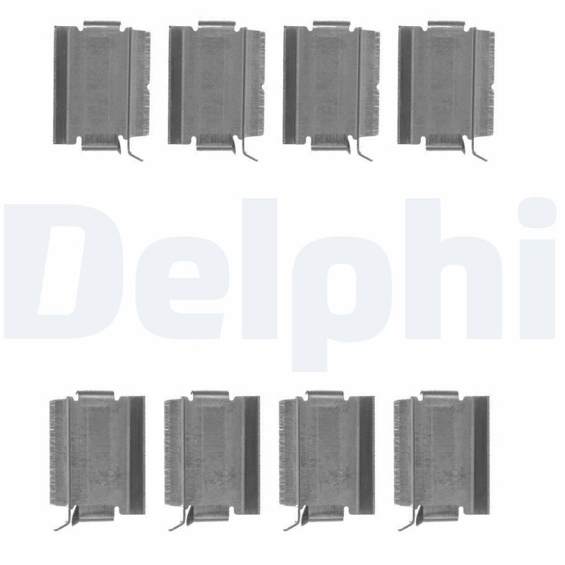 DELPHI LX0649 Kit accessori, Pastiglia freno