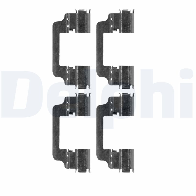 DELPHI LX0661 Kit accessori, Pastiglia freno