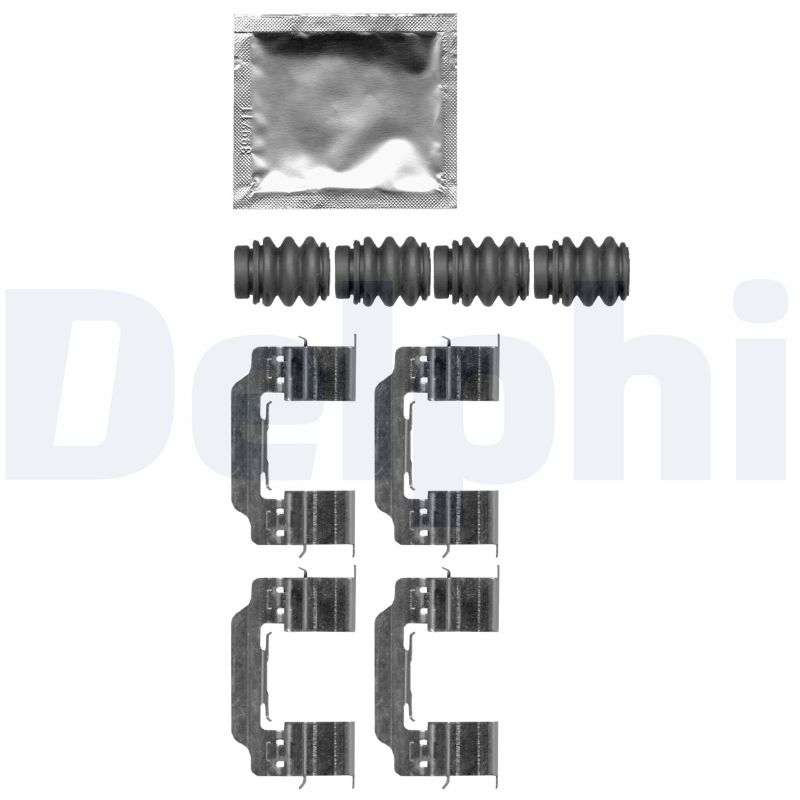 DELPHI LX0664 Kit accessori, Pastiglia freno