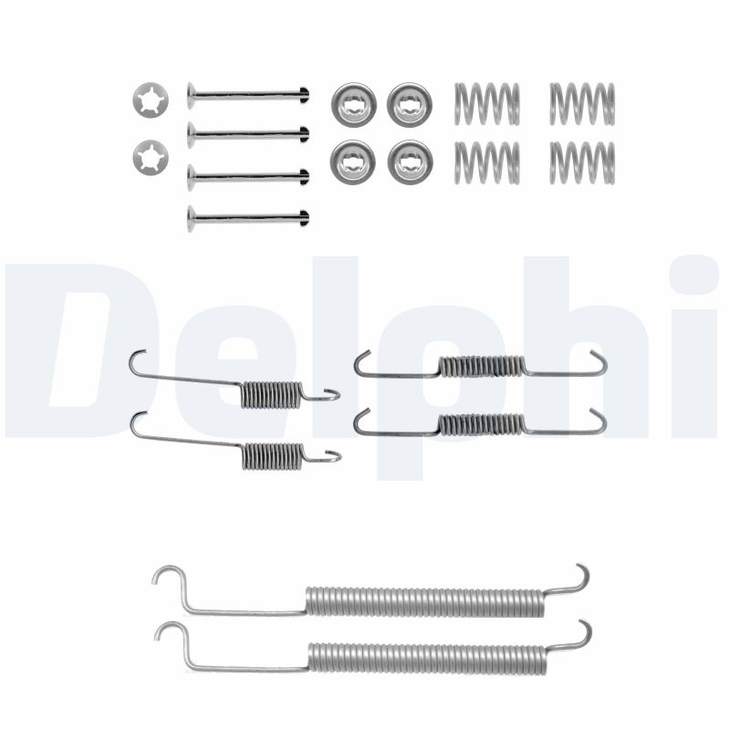 DELPHI LY1231 Kit accessori, Ganasce freno