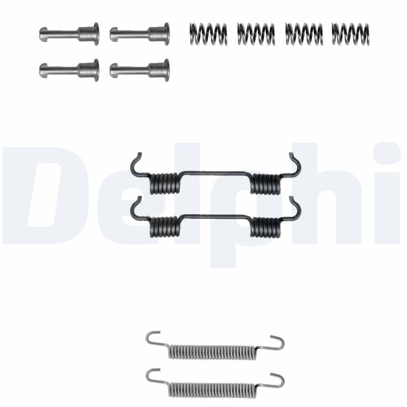 DELPHI LY1297 Kit accessori, Ganasce freno stazionamento