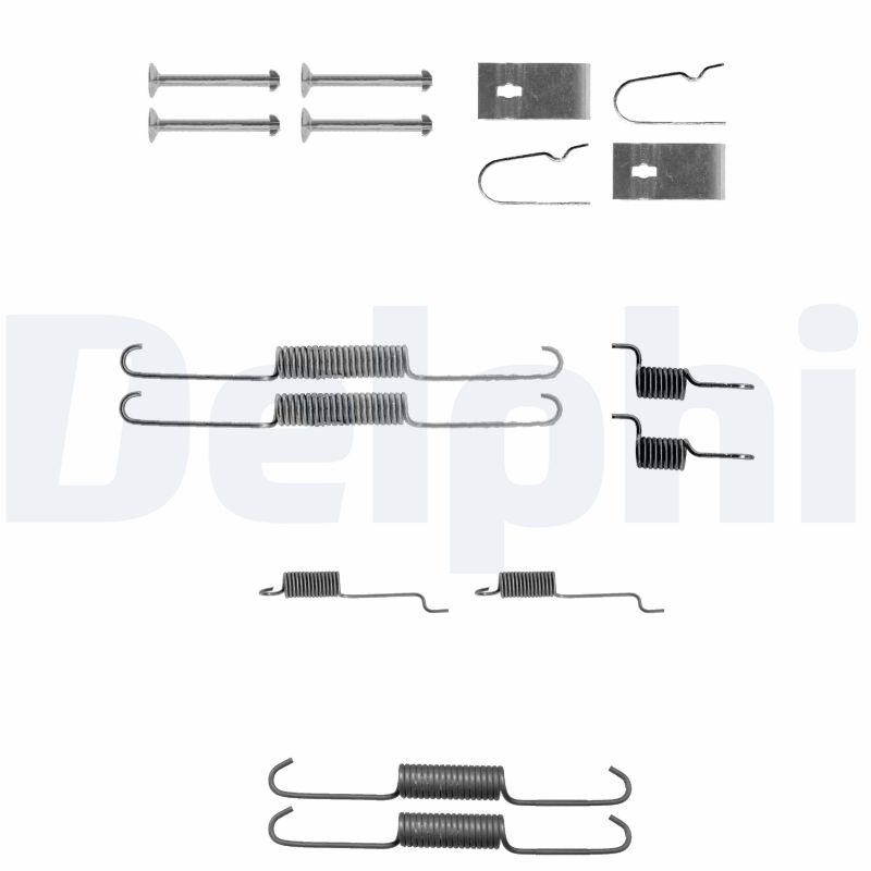 DELPHI LY1307 Kit accessori, Ganasce freno