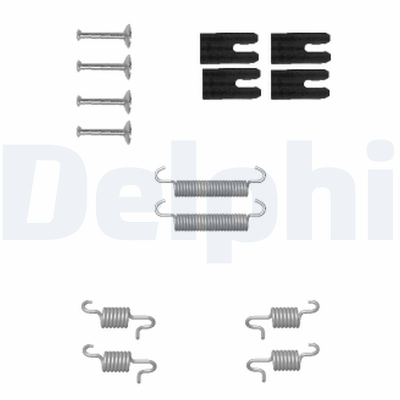 DELPHI LY1338 Kit accessori, Ganasce freno stazionamento