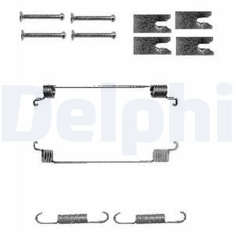 DELPHI LY1342 Kit accessori, Ganasce freno