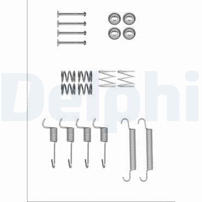 DELPHI LY1371 Kit accessori, Ganasce freno stazionamento