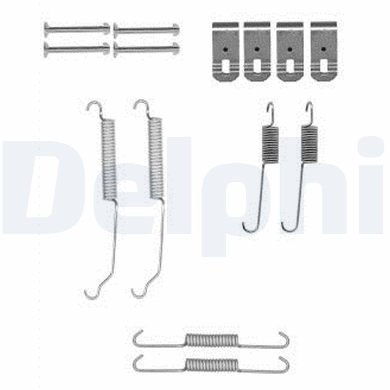 DELPHI LY1374 Kit accessori, Ganasce freno