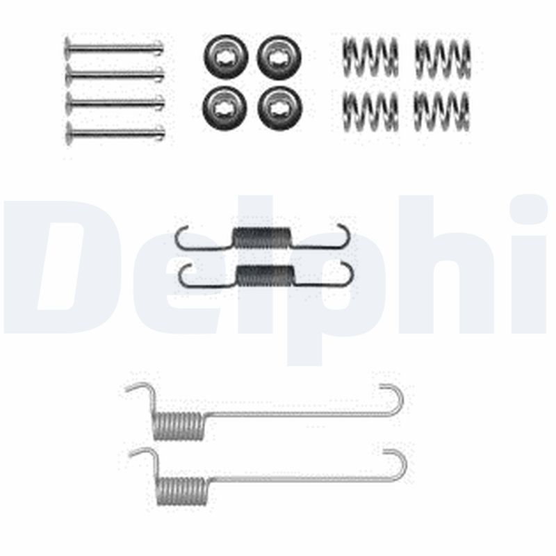 DELPHI LY1379 Kit accessori, Ganasce freno stazionamento