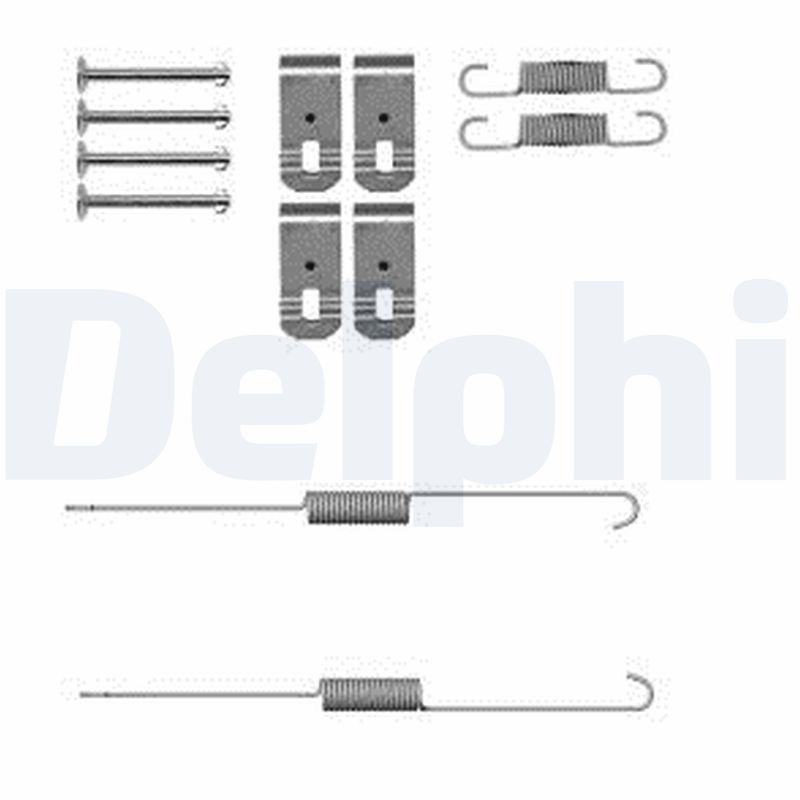 DELPHI LY1382 Kit accessori, Ganasce freno