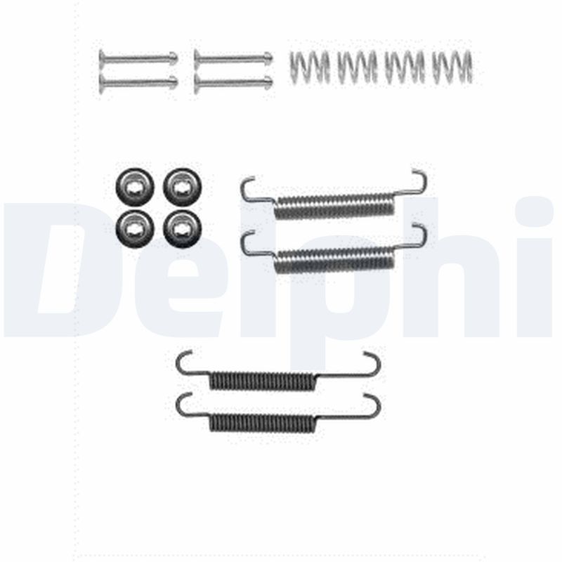 DELPHI LY1384 Kit accessori, Ganasce freno stazionamento