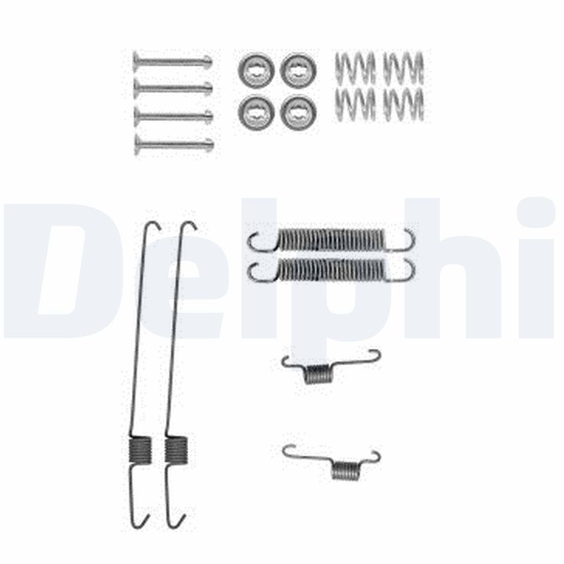 DELPHI LY1387 Kit accessori, Ganasce freno