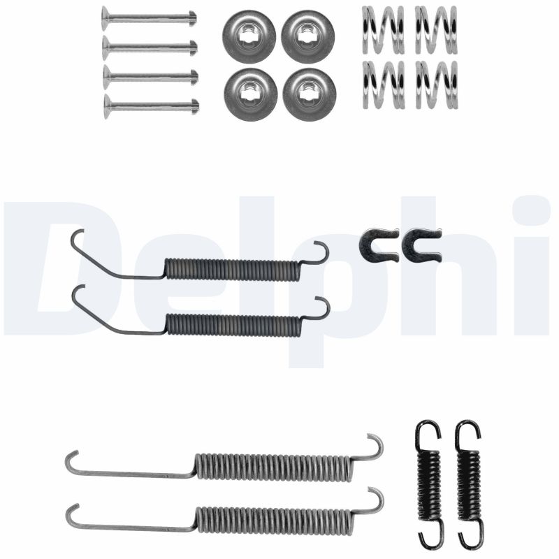 DELPHI LY1412 Kit accessori, Ganasce freno