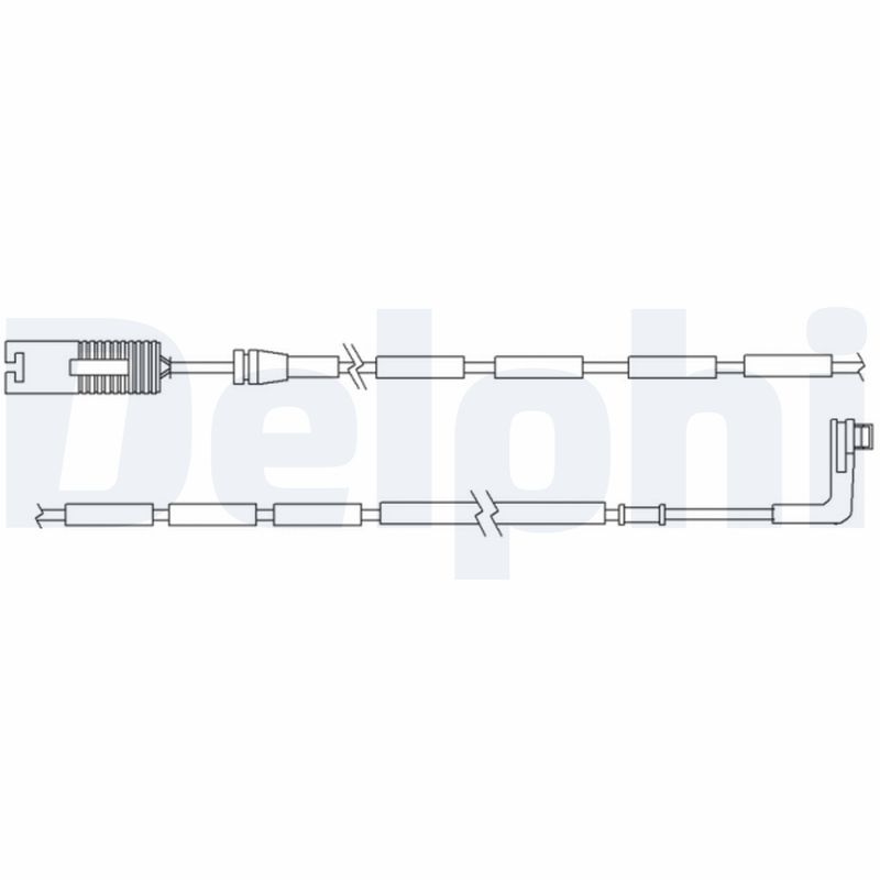 DELPHI LZ0177 Contatto segnalazione, Usura past. freno/mat. d'attrito