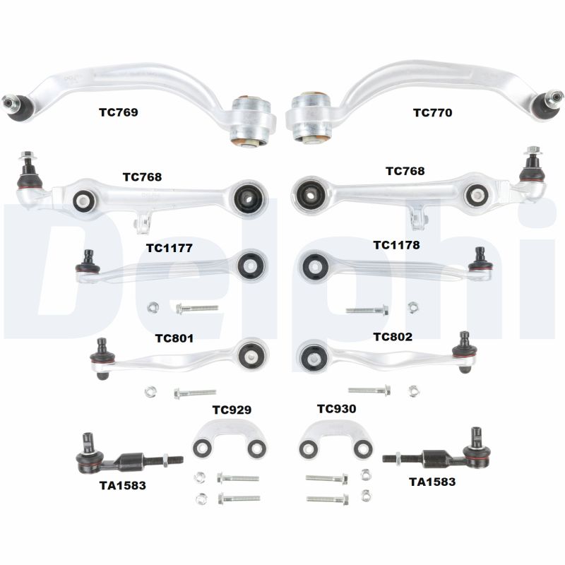 DELPHI TC1300KIT Kit riparazione, Braccio trasversale-Kit riparazione, Braccio trasversale-Ricambi Euro