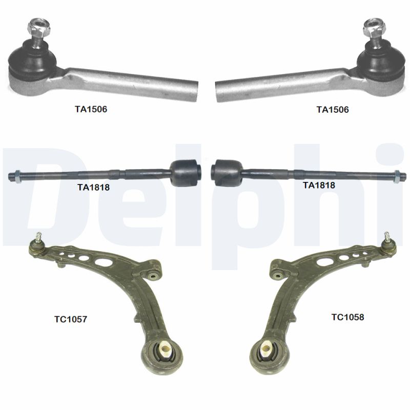 DELPHI TC1960KIT Kit riparazione, Braccio trasversale-Kit riparazione, Braccio trasversale-Ricambi Euro