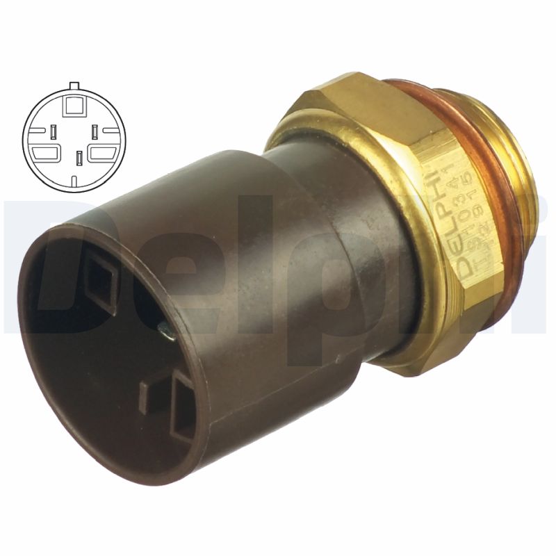 DELPHI TS10341 Termocontatto, Ventola radiatore