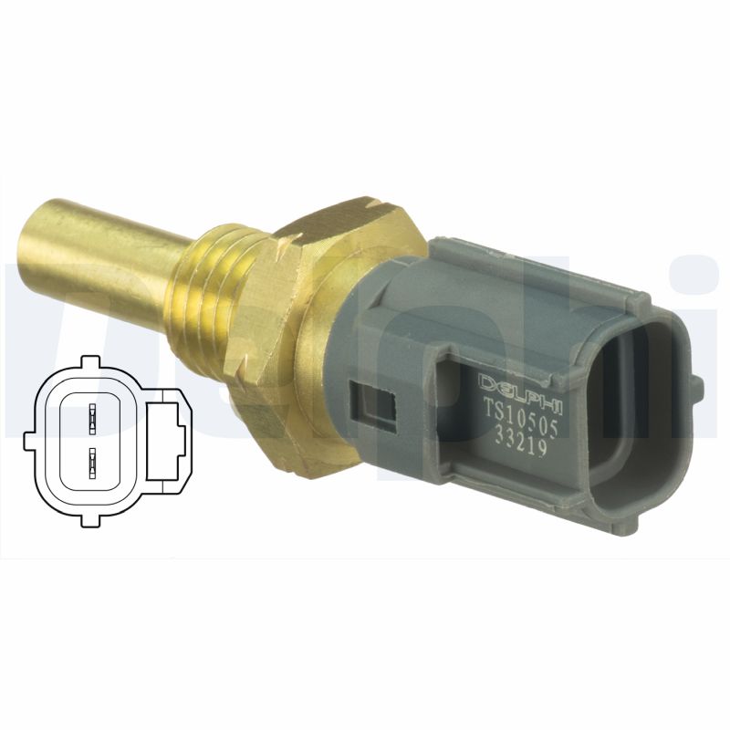 DELPHI TS10505 Sensore, Temperatura refrigerante-Sensore, Temperatura refrigerante-Ricambi Euro