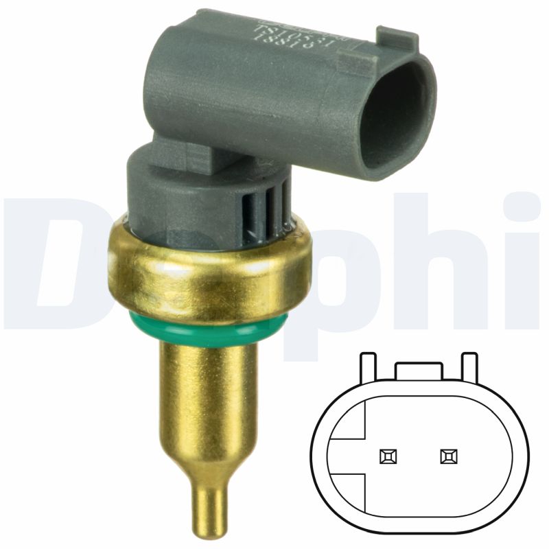 DELPHI TS10531 Sensore, Temperatura refrigerante-Sensore, Temperatura refrigerante-Ricambi Euro