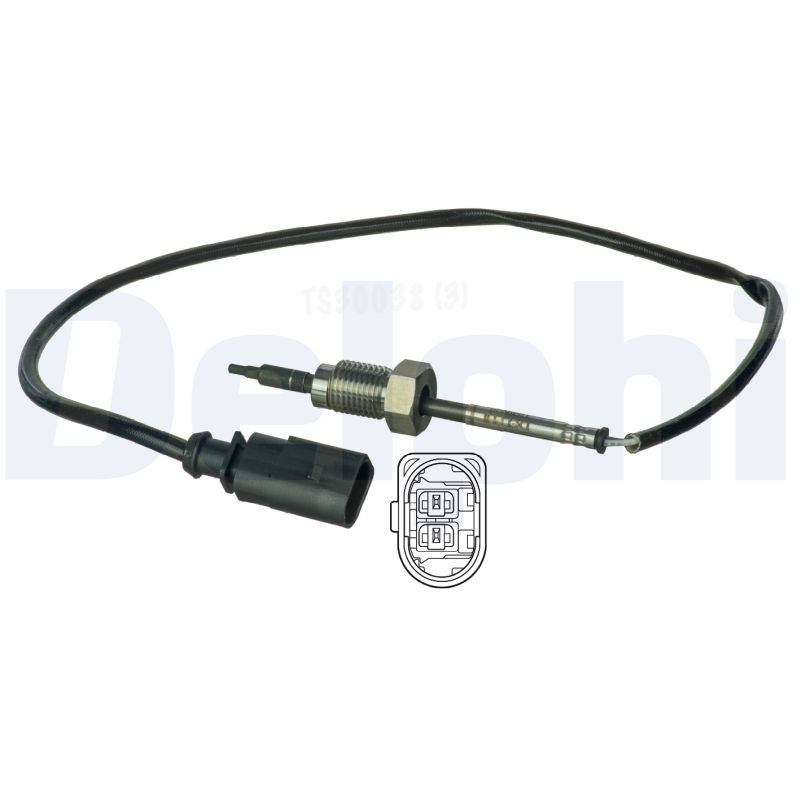 DELPHI TS30038 Sensore, Temperatura gas scarico