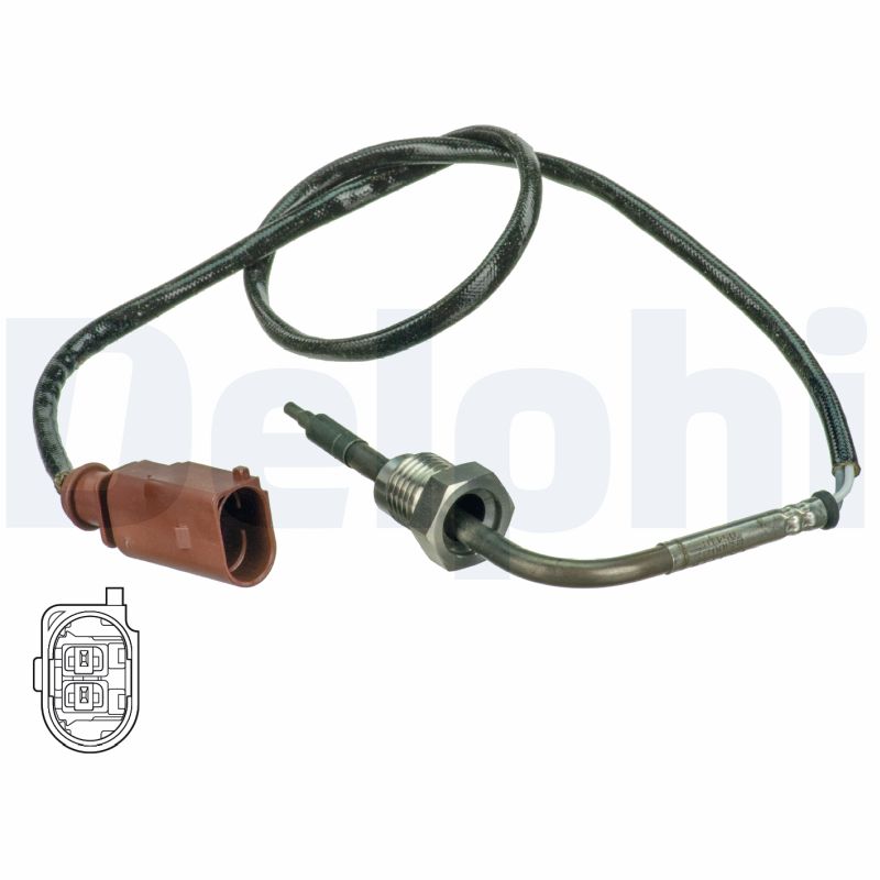 DELPHI TS30076 Sensore, Temperatura gas scarico-Sensore, Temperatura gas scarico-Ricambi Euro