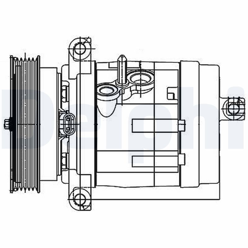 DELPHI TSP0155984 Compressore, Climatizzatore-Compressore, Climatizzatore-Ricambi Euro