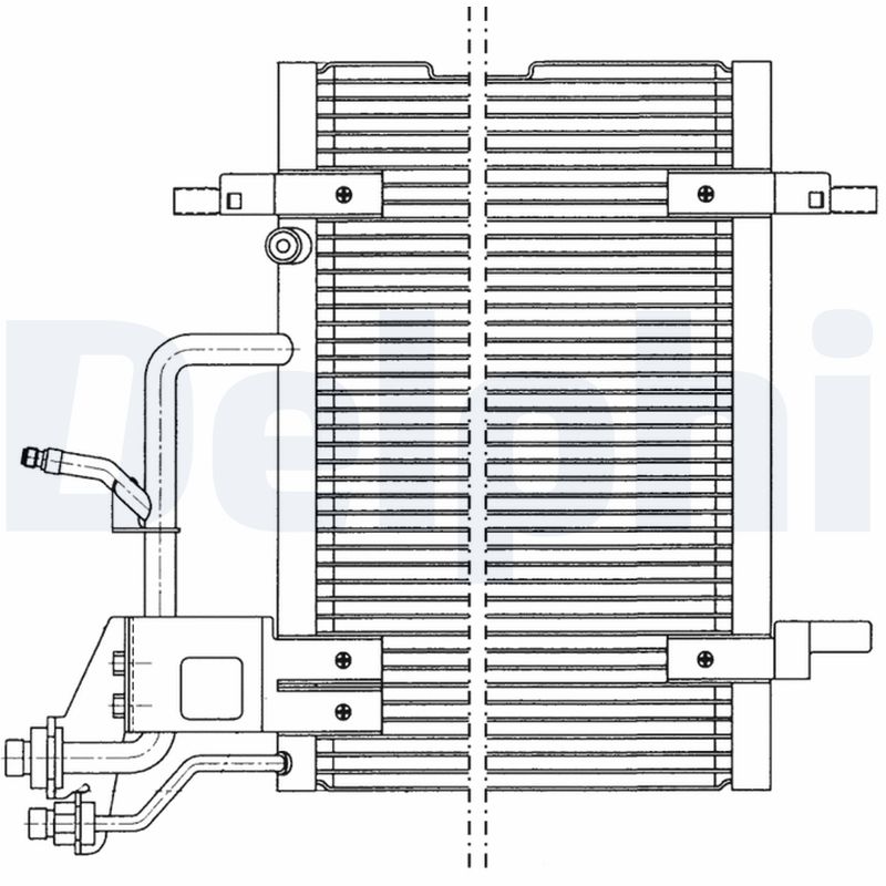DELPHI TSP0225011 Condensatore, Climatizzatore