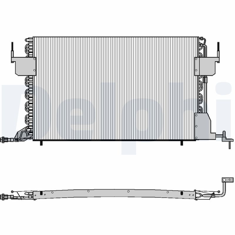 DELPHI TSP0225021 Condensatore, Climatizzatore-Condensatore, Climatizzatore-Ricambi Euro