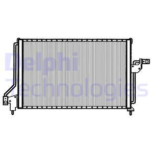 DELPHI TSP0225047 Condensatore, Climatizzatore-Condensatore, Climatizzatore-Ricambi Euro