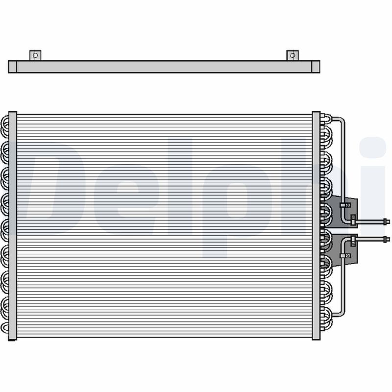 DELPHI TSP0225061 Condensatore, Climatizzatore-Condensatore, Climatizzatore-Ricambi Euro