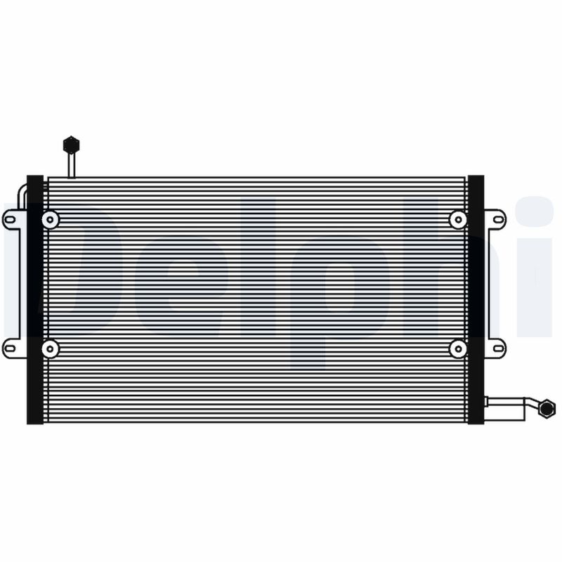 DELPHI TSP0225072 Condensatore, Climatizzatore-Condensatore, Climatizzatore-Ricambi Euro