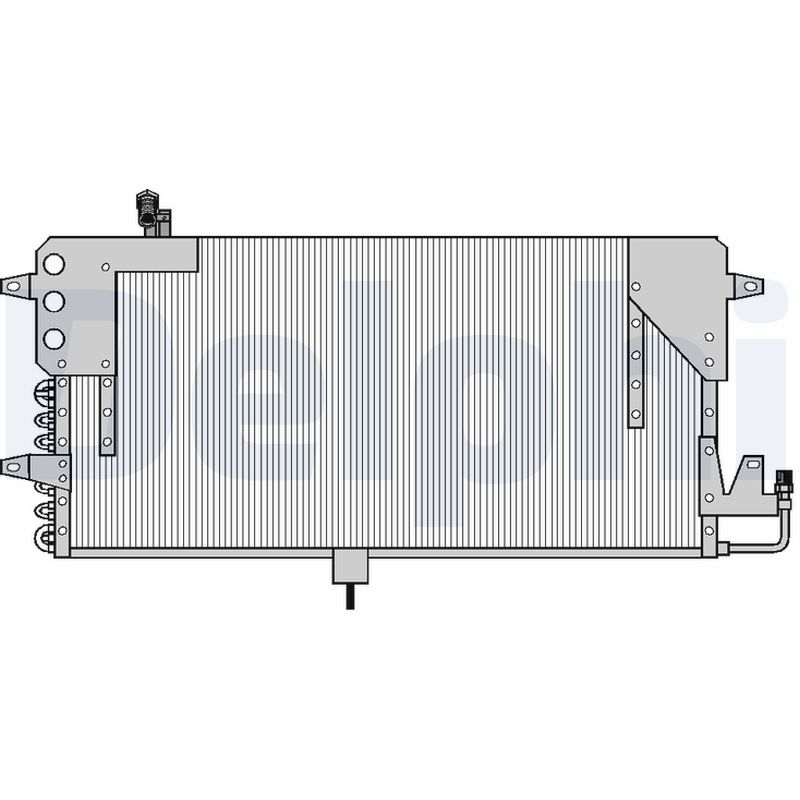 DELPHI TSP0225073 Condensatore, Climatizzatore-Condensatore, Climatizzatore-Ricambi Euro