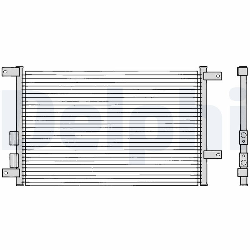 DELPHI TSP0225108 Condensatore, Climatizzatore-Condensatore, Climatizzatore-Ricambi Euro