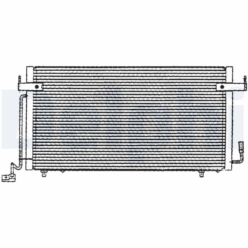 DELPHI TSP0225117 Condensatore, Climatizzatore-Condensatore, Climatizzatore-Ricambi Euro