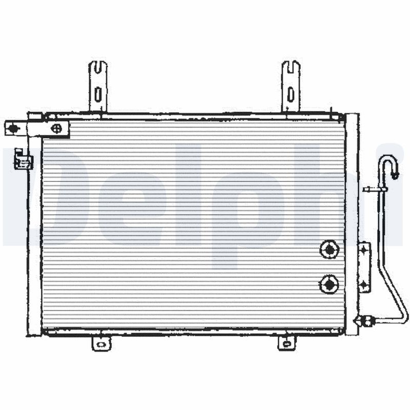 DELPHI TSP0225133 Condensatore, Climatizzatore