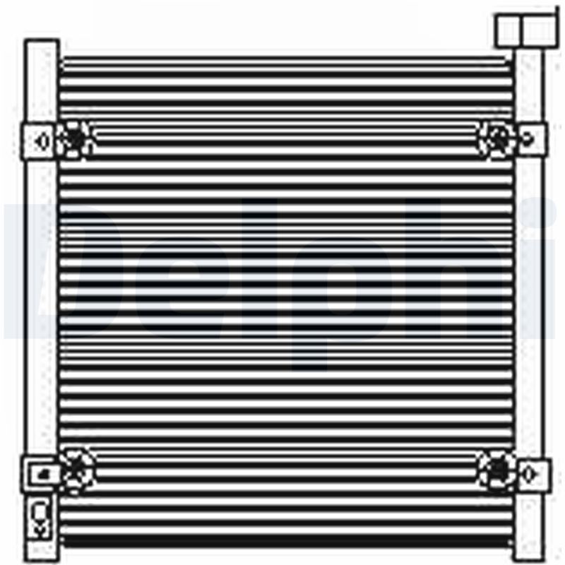 DELPHI TSP0225422 Condensatore, Climatizzatore-Condensatore, Climatizzatore-Ricambi Euro