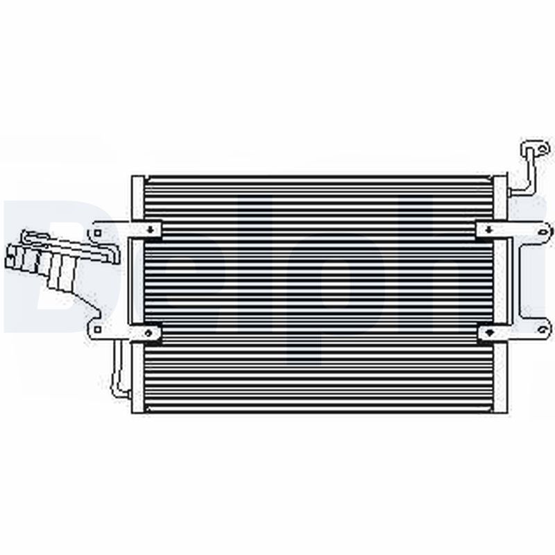 DELPHI TSP0225446 Condensatore, Climatizzatore-Condensatore, Climatizzatore-Ricambi Euro