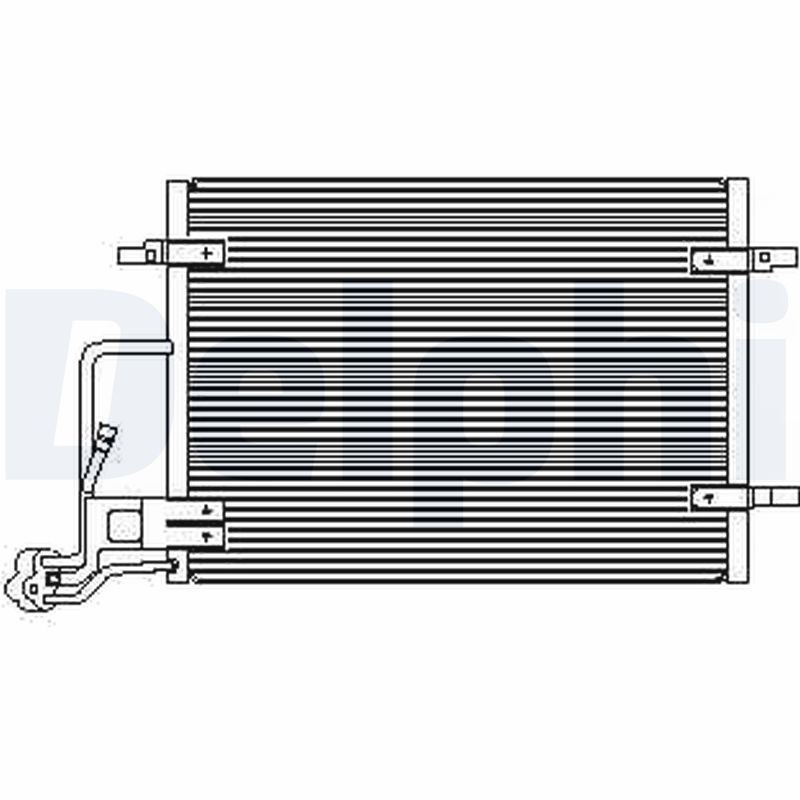 DELPHI TSP0225453 Condensatore, Climatizzatore-Condensatore, Climatizzatore-Ricambi Euro