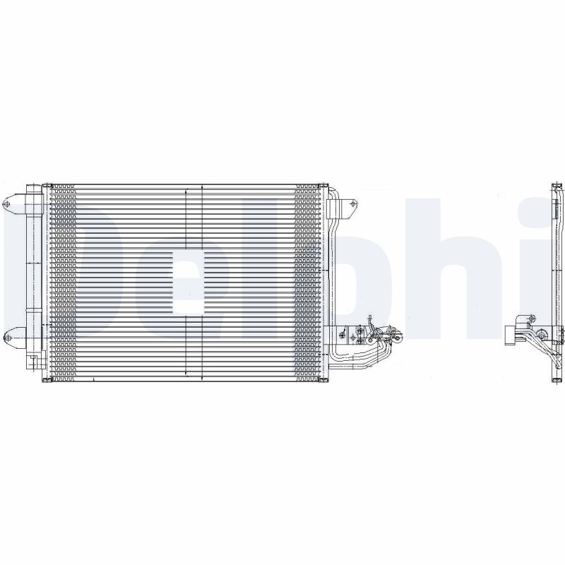 DELPHI TSP0225482 Condensatore, Climatizzatore-Condensatore, Climatizzatore-Ricambi Euro