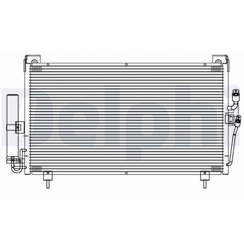 DELPHI TSP0225614 Condensatore, Climatizzatore