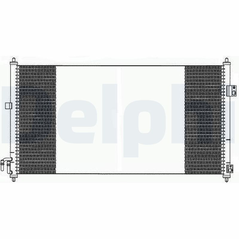 DELPHI TSP0225615 Condensatore, Climatizzatore-Condensatore, Climatizzatore-Ricambi Euro