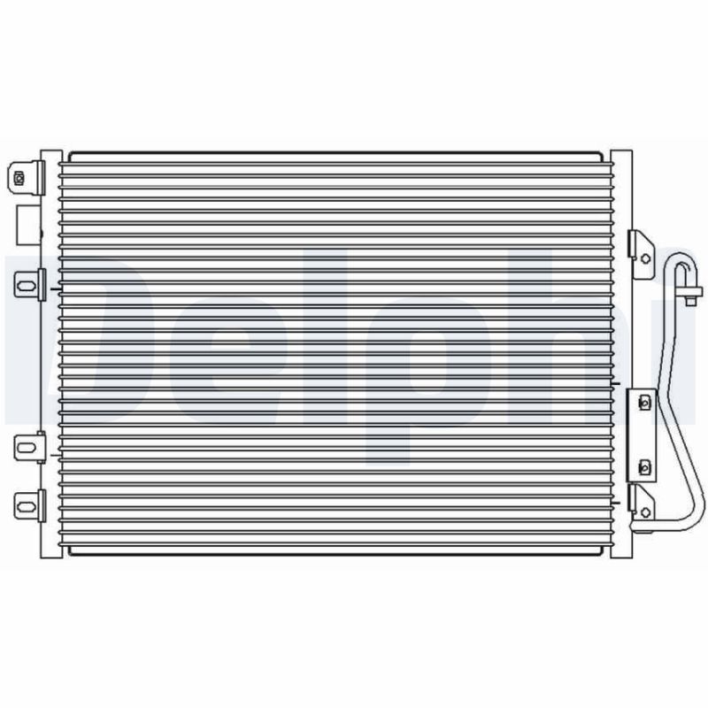 DELPHI TSP0225620 Condensatore, Climatizzatore-Condensatore, Climatizzatore-Ricambi Euro