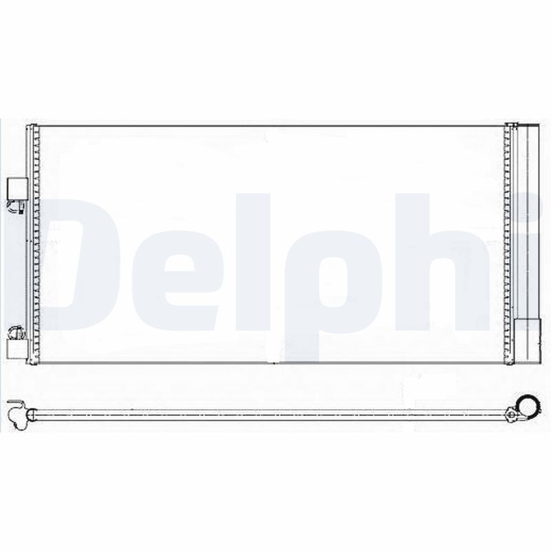 DELPHI TSP0225638 Condensatore, Climatizzatore