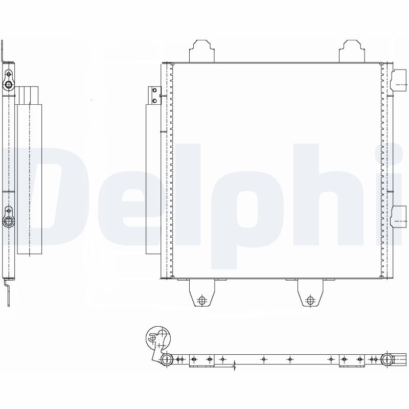 DELPHI TSP0225643 Condensatore, Climatizzatore-Condensatore, Climatizzatore-Ricambi Euro